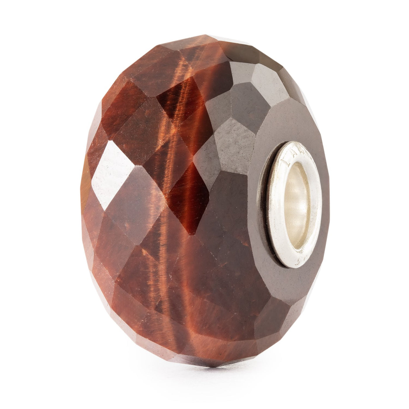 Rødt tigerøje kugle