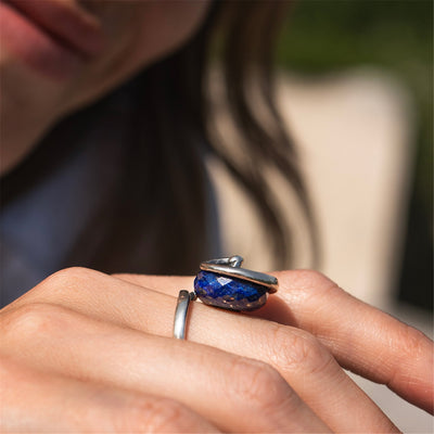Lapis Lazuli Elegant Fantasiring