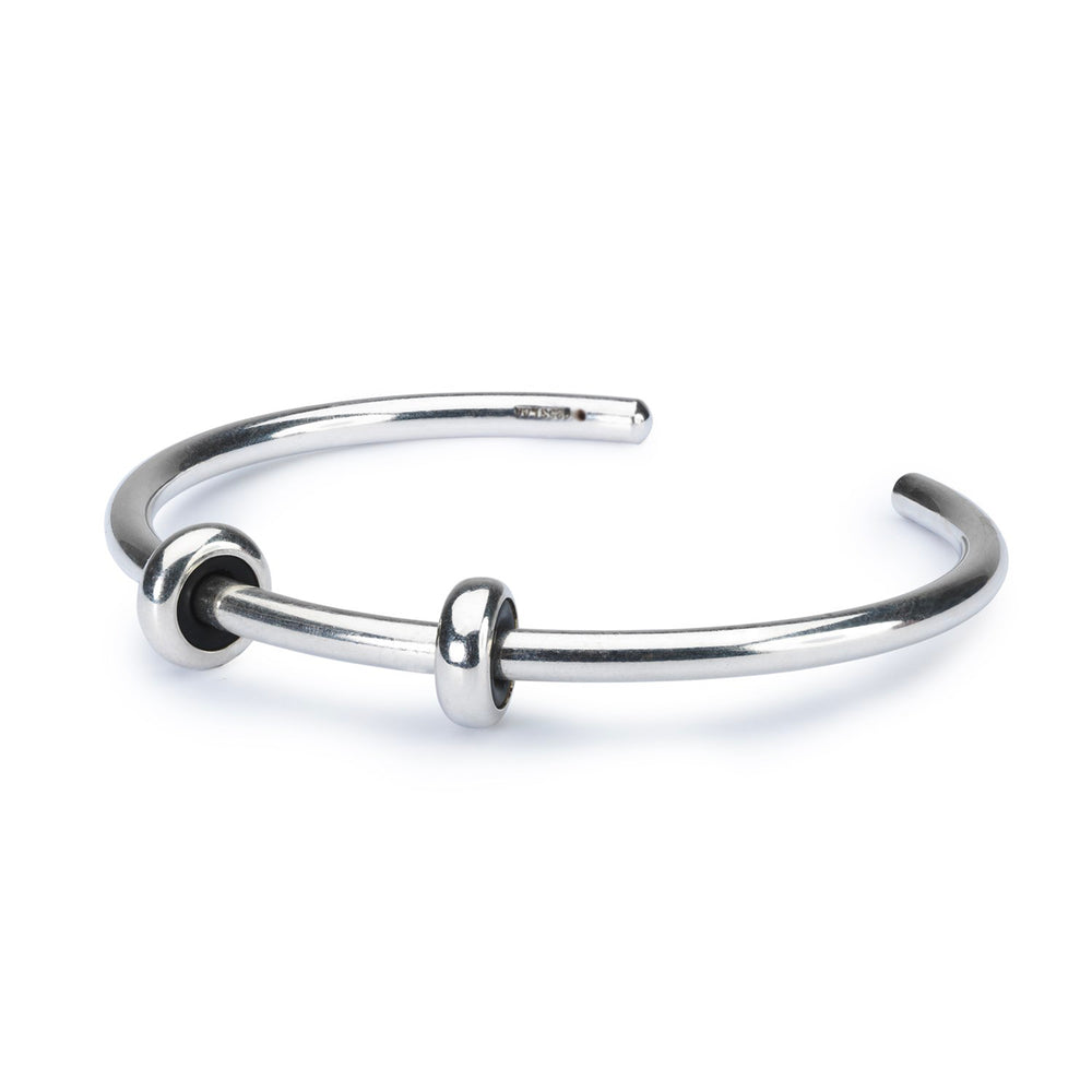Power Bangle med 2 x sølv spacers