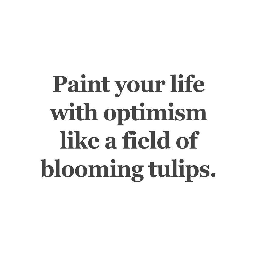 Tulipan af optimisme kugle