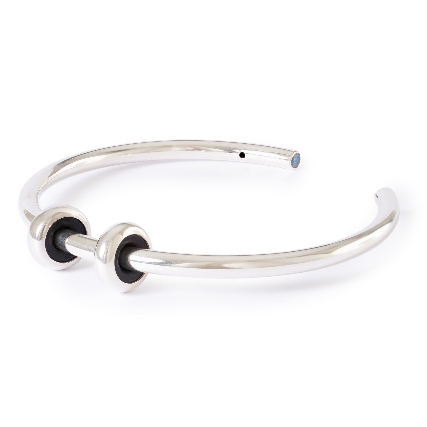 Labradorit Power Bangle med 2 x Sølv spacers