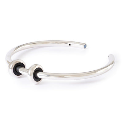 Labradorit Power Bangle med 2 x Sølv spacers