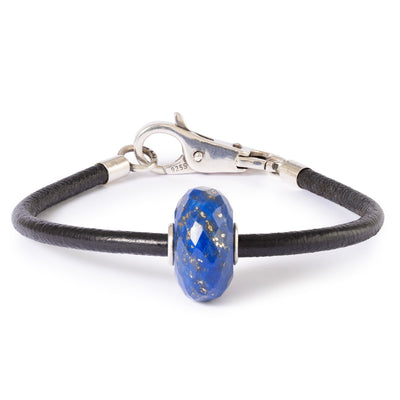 Lapis lazuli læderarmbånd
