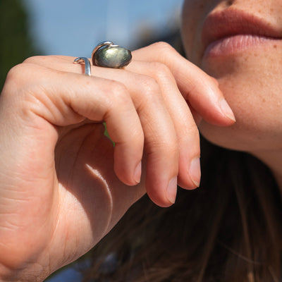 Labradorit Elegant Fantasiring