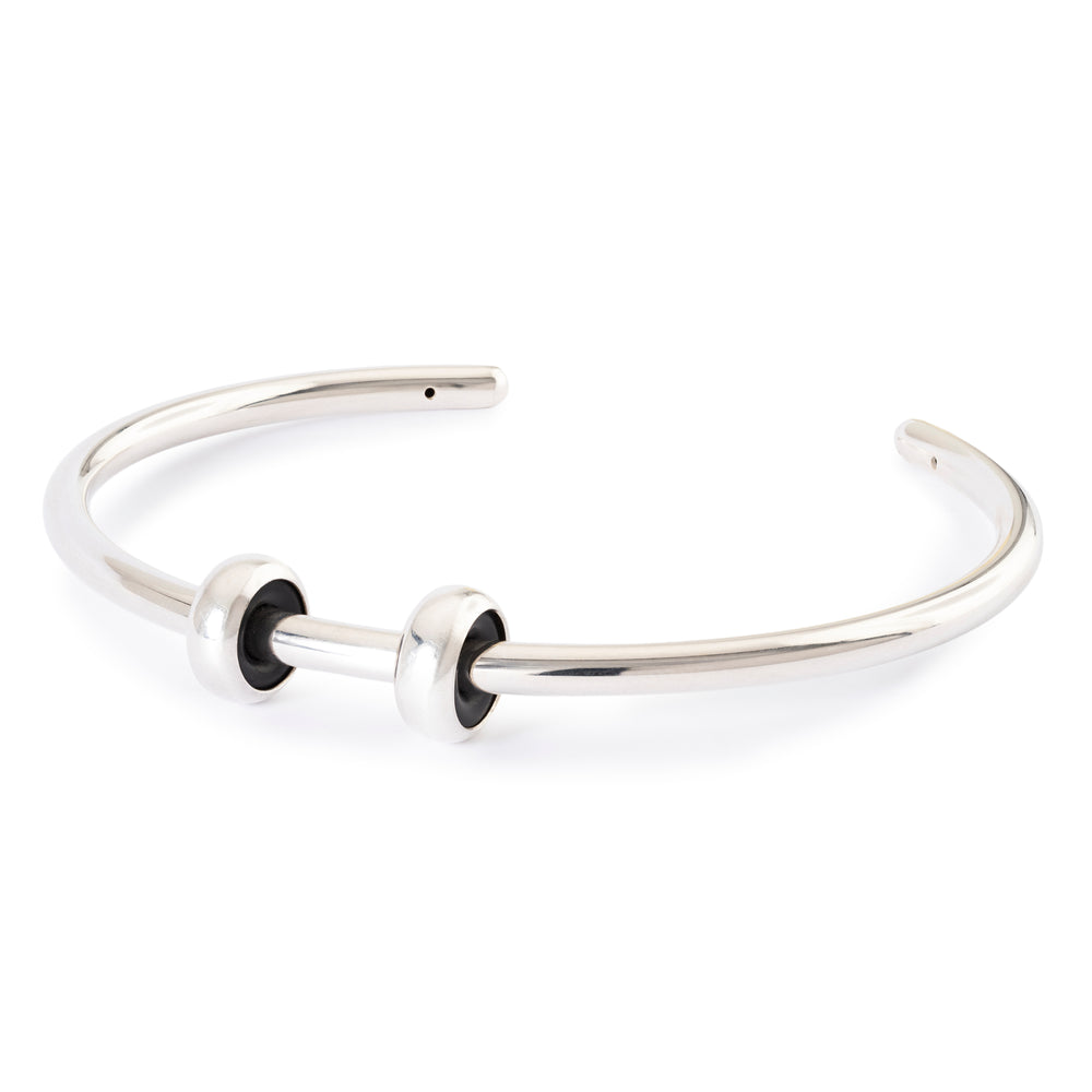 Power Bangle med 2 x sølv spacers