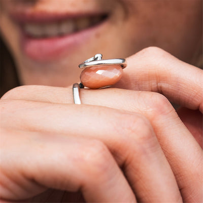 Månesten Elegant Fantasiring