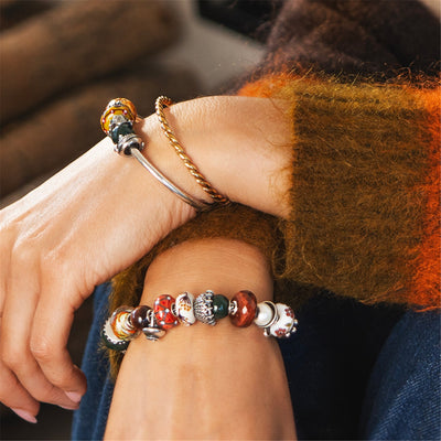 Rund grøn chalcedon