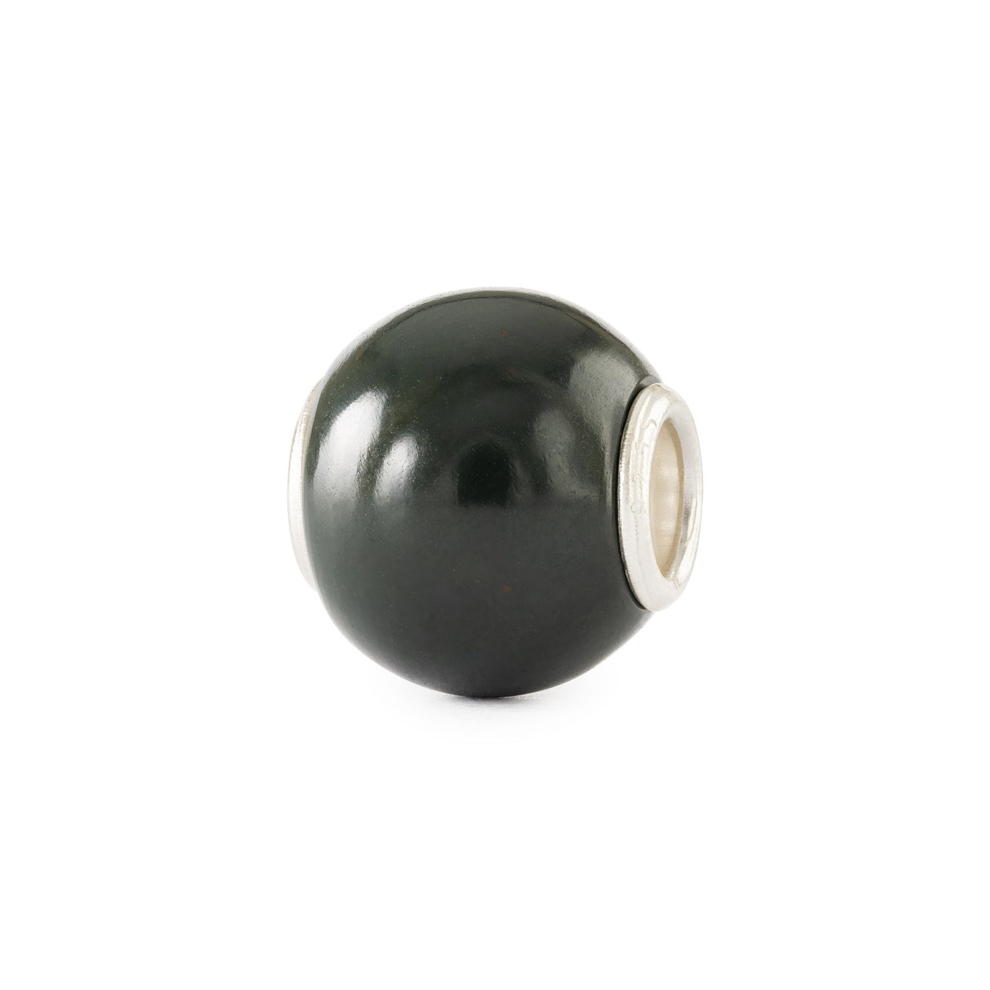 Rund grøn chalcedon