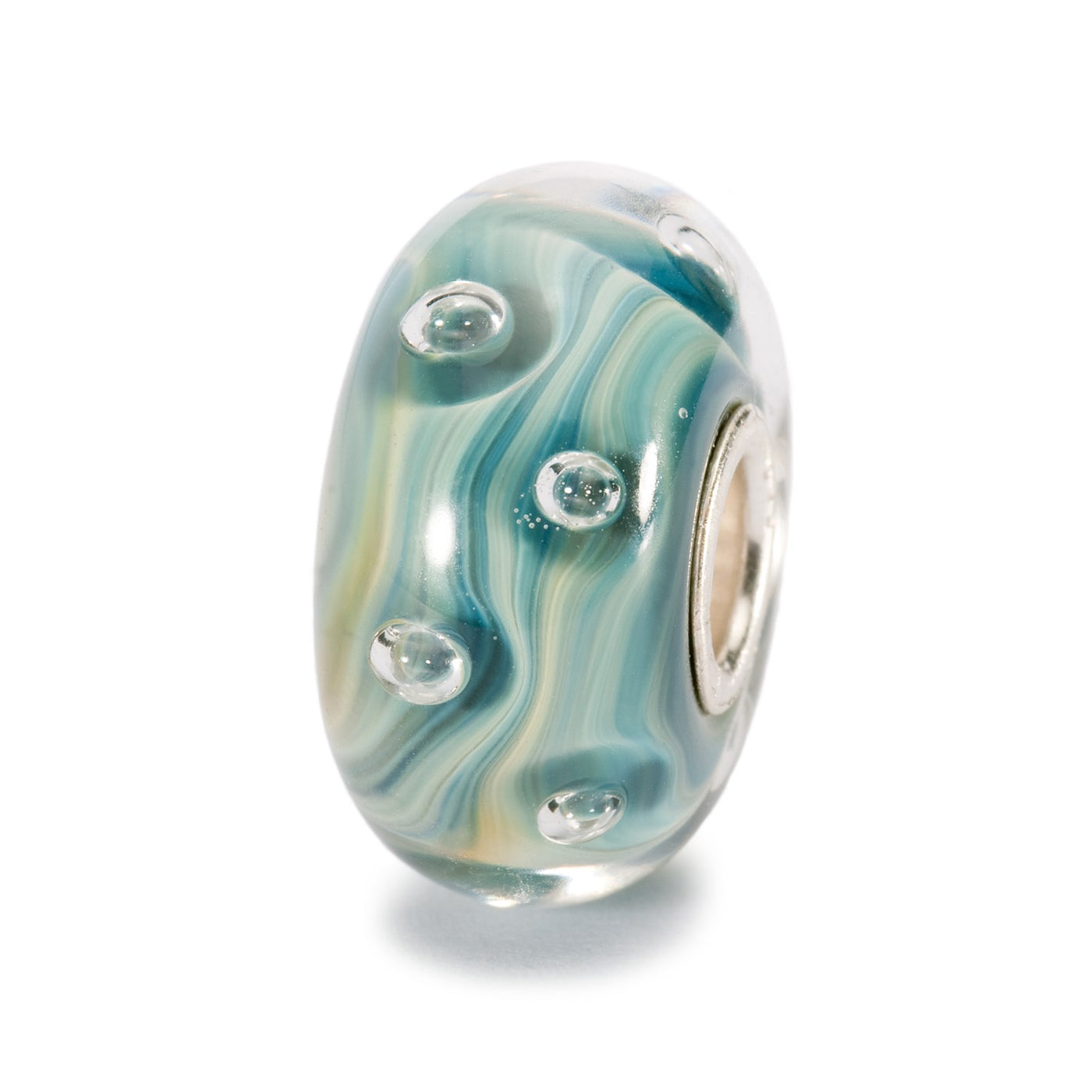 Azurblå bobler kugle