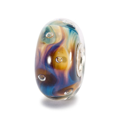 Azurblå bobler kugle