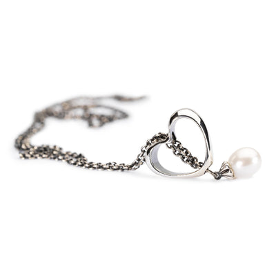Fantasikæde med hvid perle