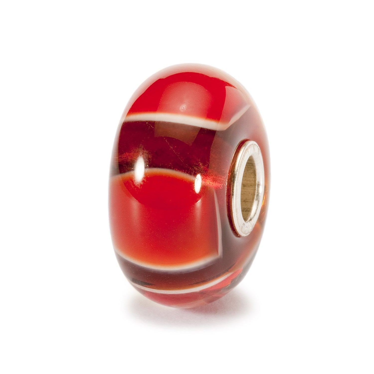 Rød symmetri kugle – Trollbeads DK