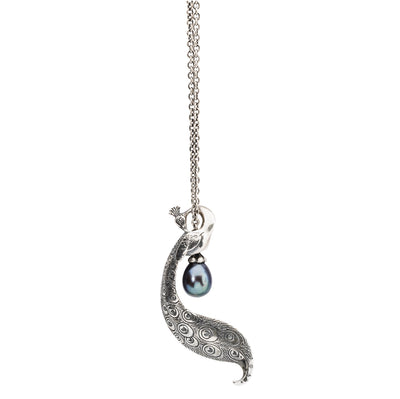 Fantasikæde med peacock perle